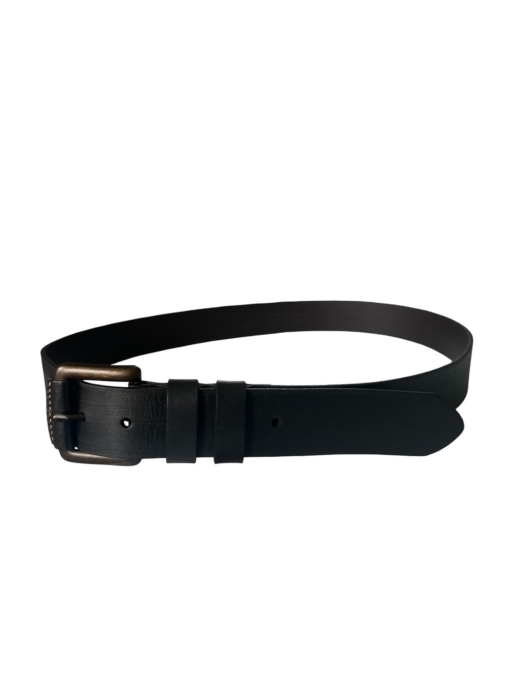 Eddie Bauer Black Belt Genuine Leather Classic Neutral Everyday Basic Size 40